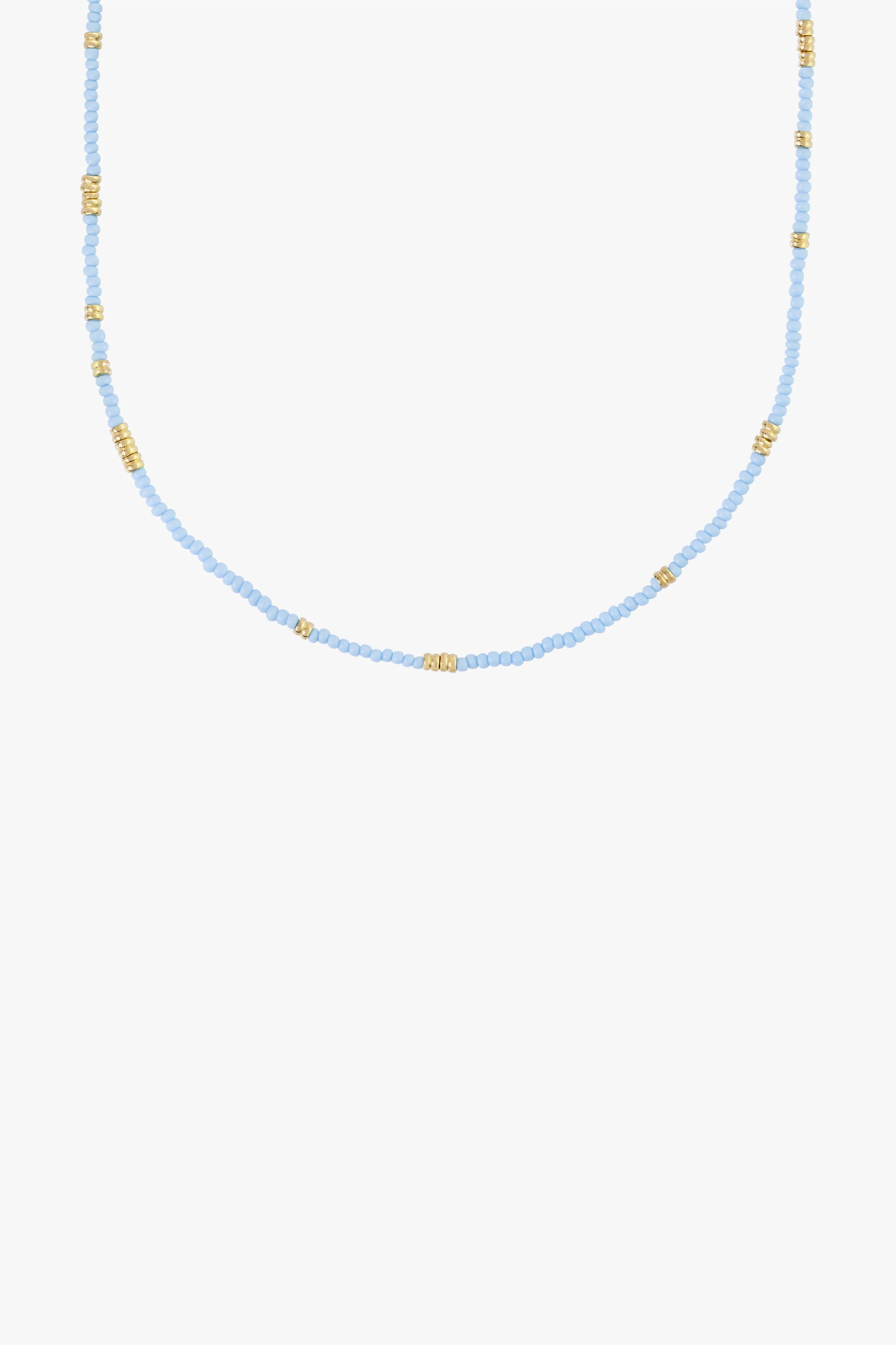 Blue clasp necklace gold plated - Image 10