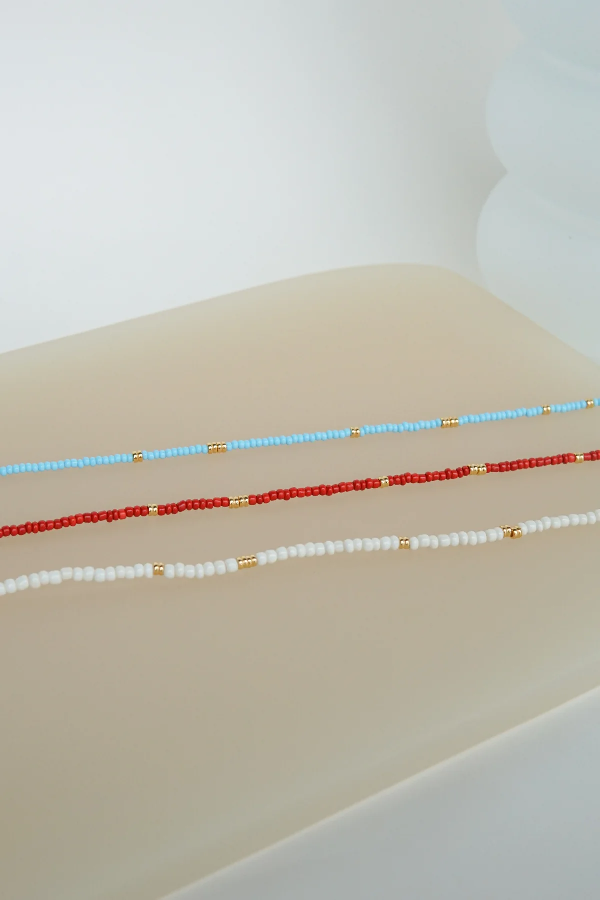 Blue clasp necklace gold plated - Image 13