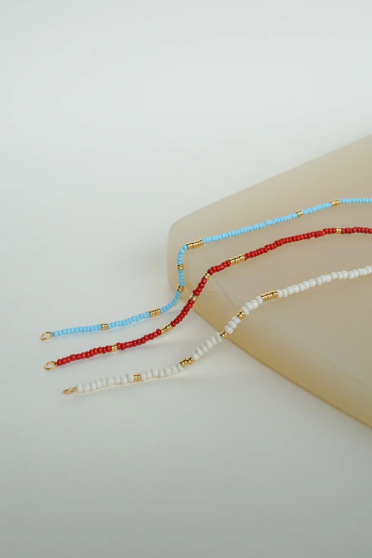 Blue clasp necklace gold plated - Image 14