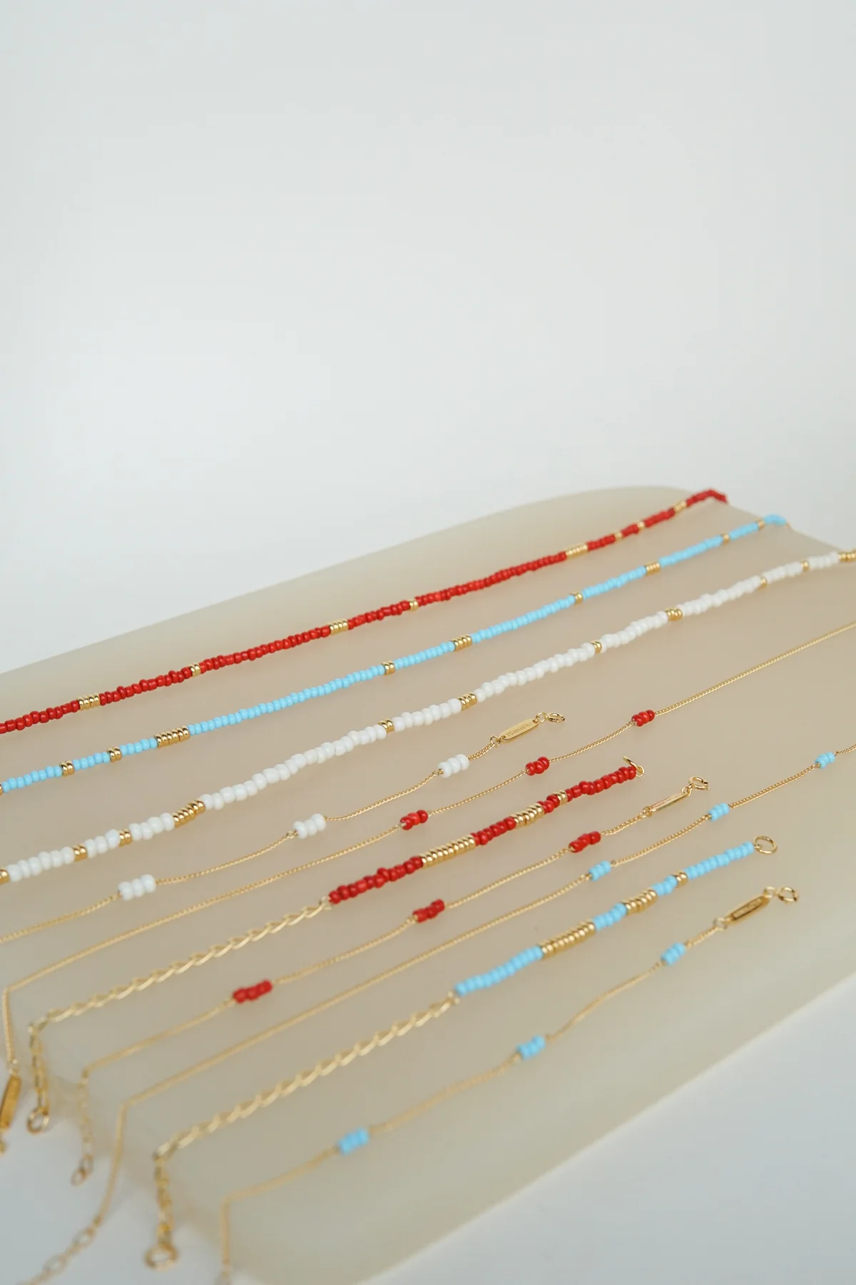 Blue clasp necklace gold plated - Image 15