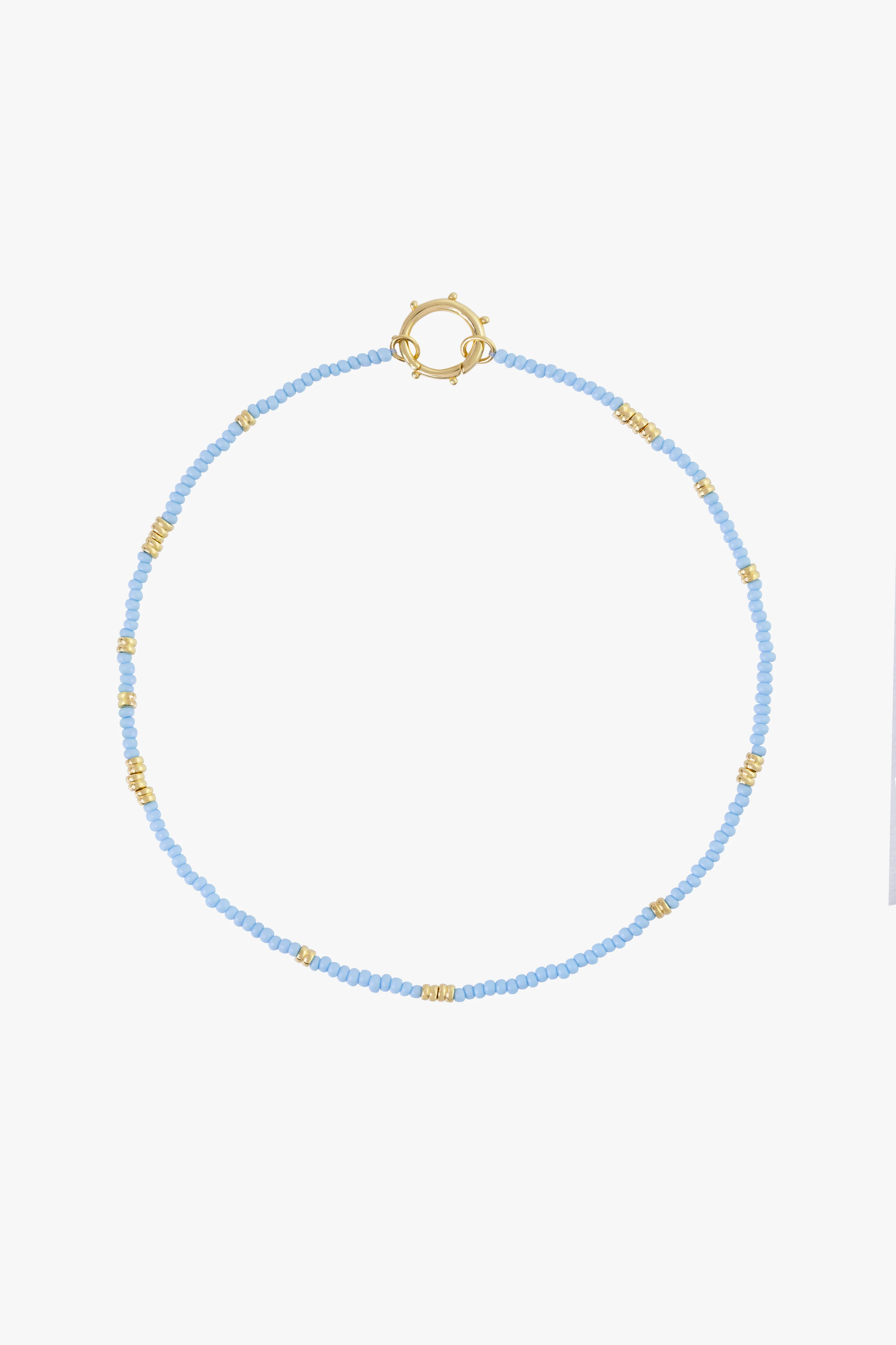 Blue clasp necklace gold plated - Image 5