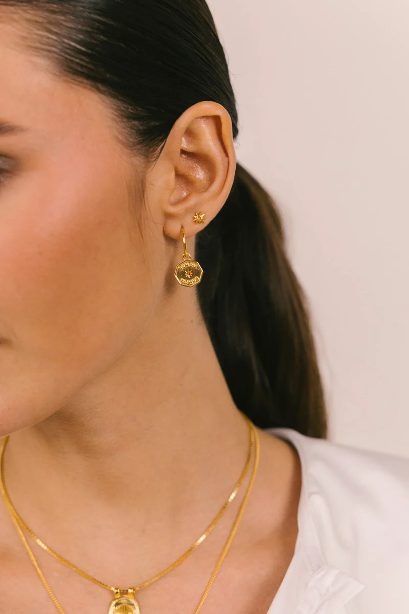 Bom Dia Hoop Gold Plated - Image 3
