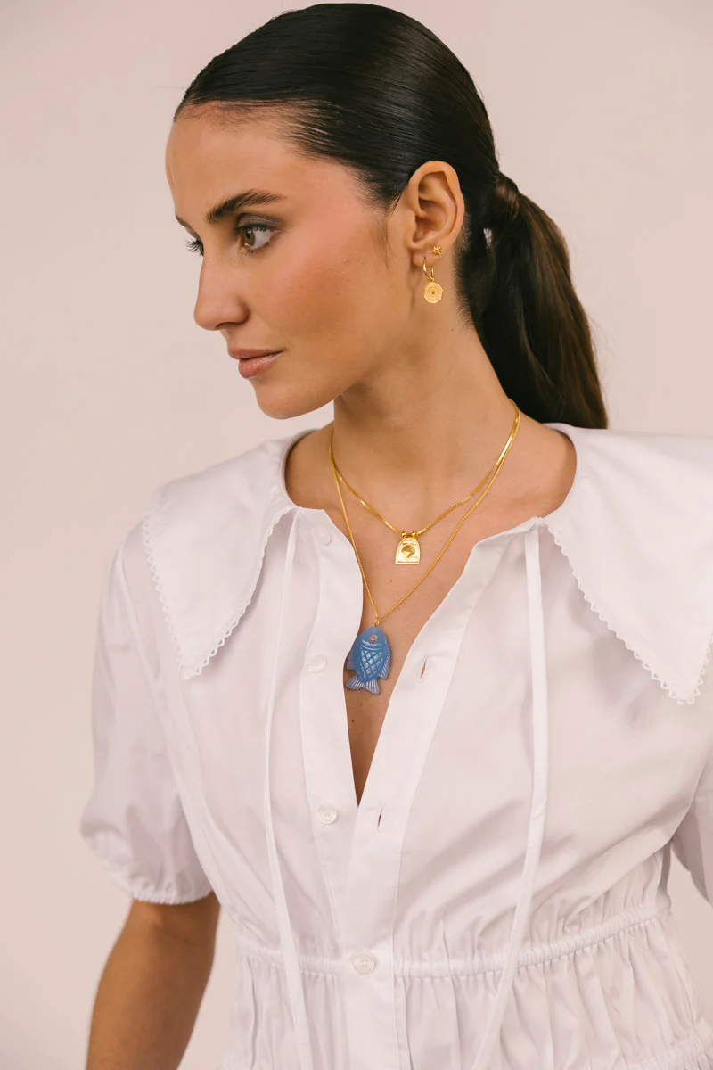Bom Dia Hoop Gold Plated - Image 4