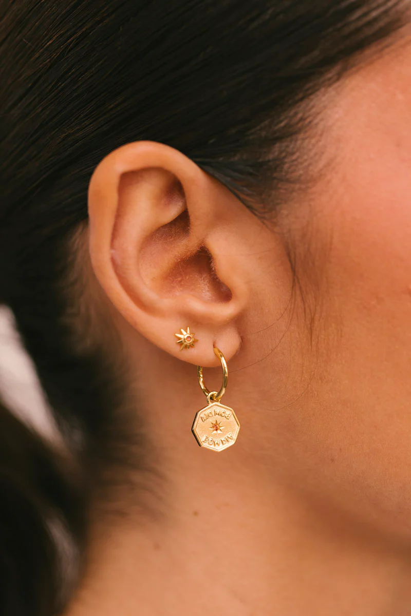 Bom Dia Hoop Gold Plated - Image 5