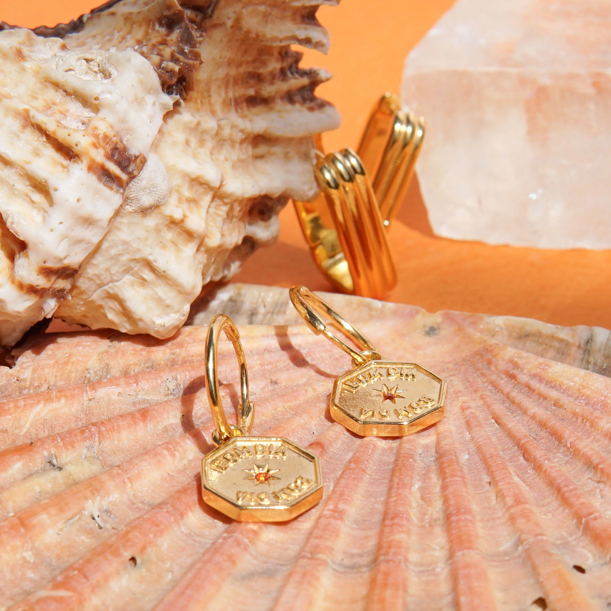 Bom Dia Hoop Gold Plated - Image 6