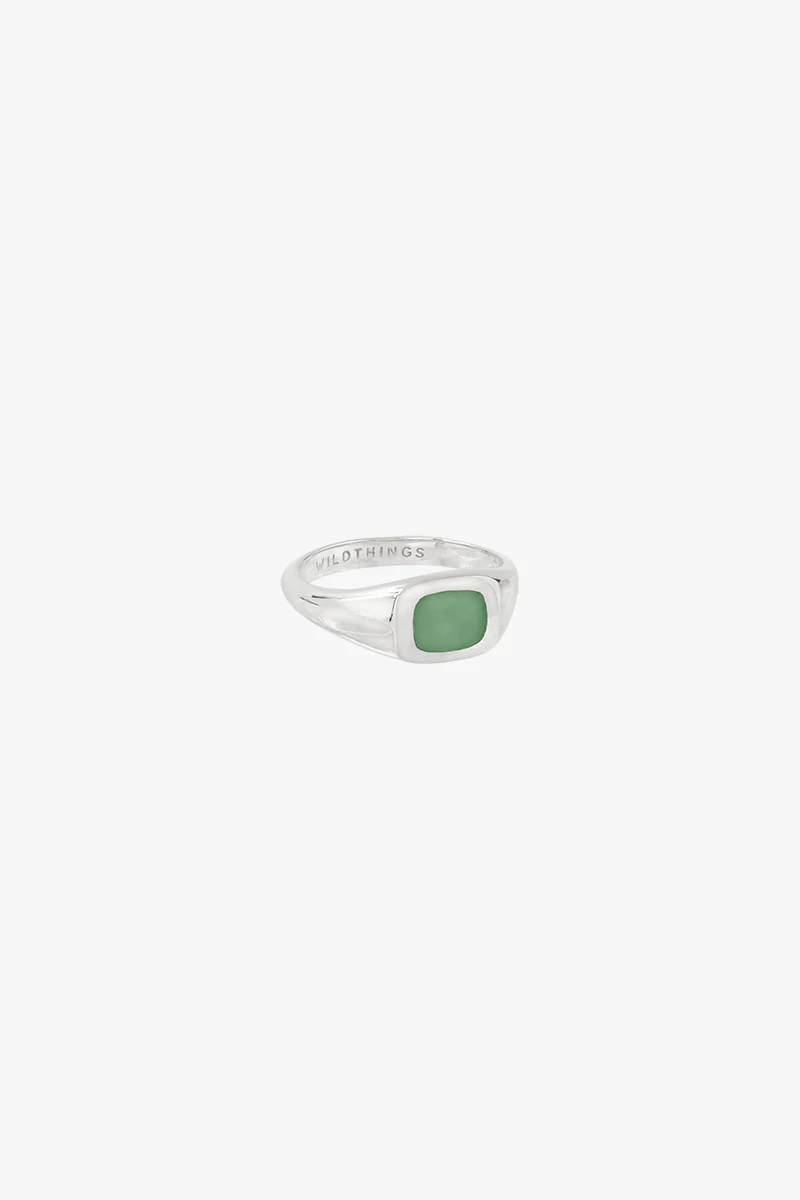 Chunky sea signet ring silver - Image 6