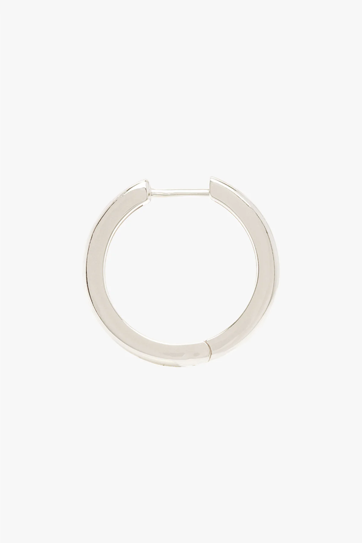 Classic huggie silver medium (20mm)