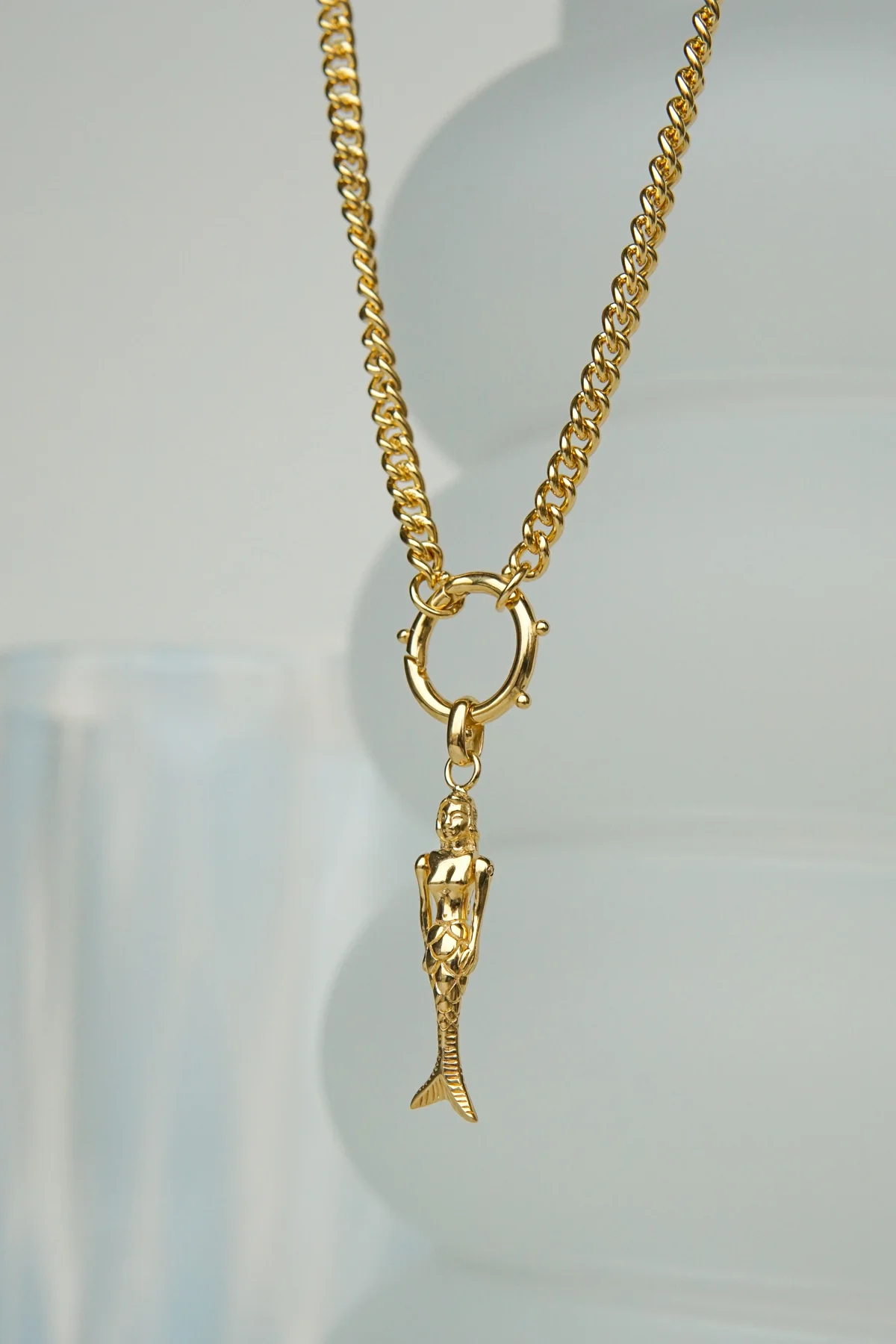 Curb clasp chain gold plated - Image 11