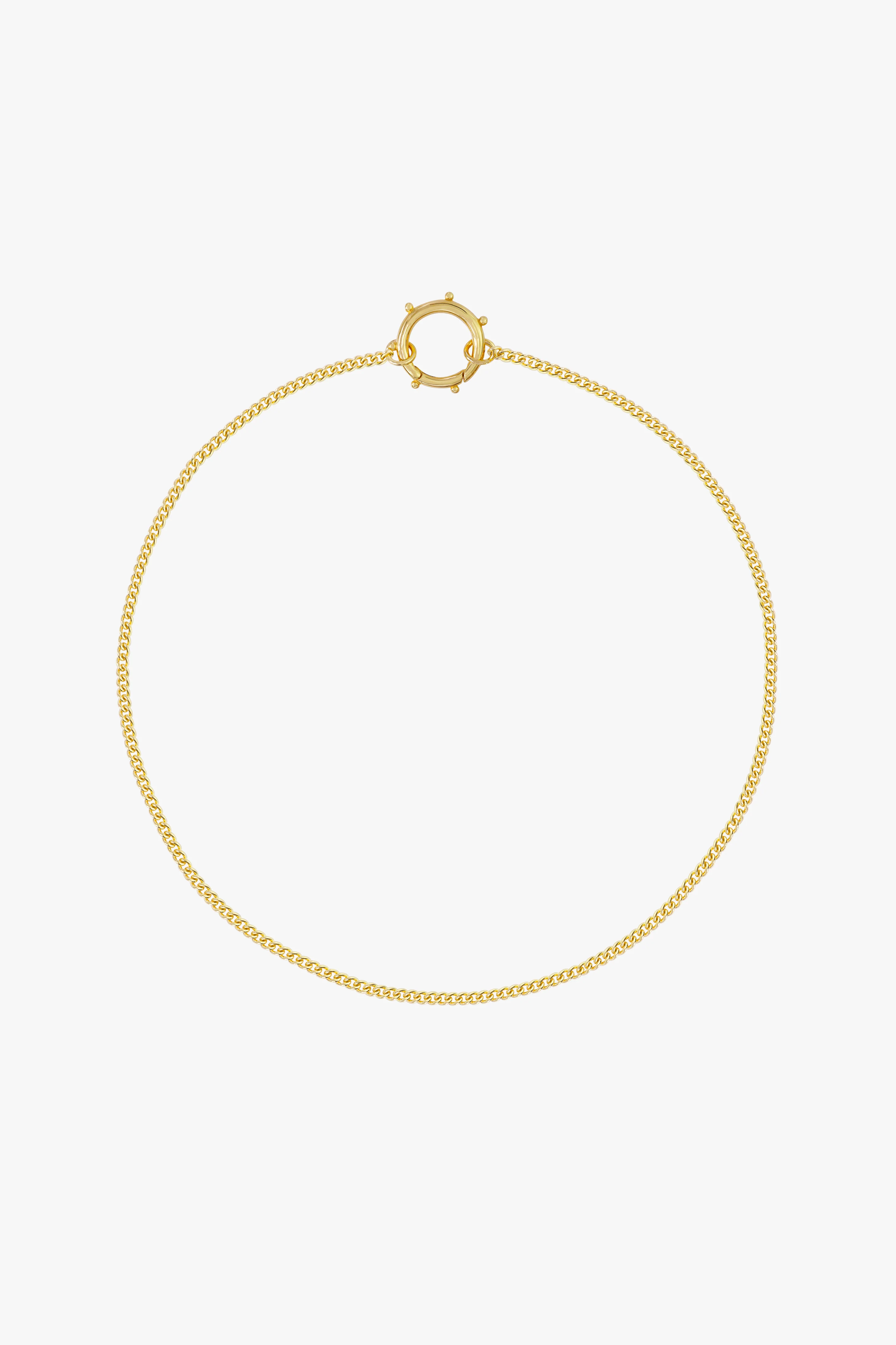 Curb clasp chain gold plated - Image 4