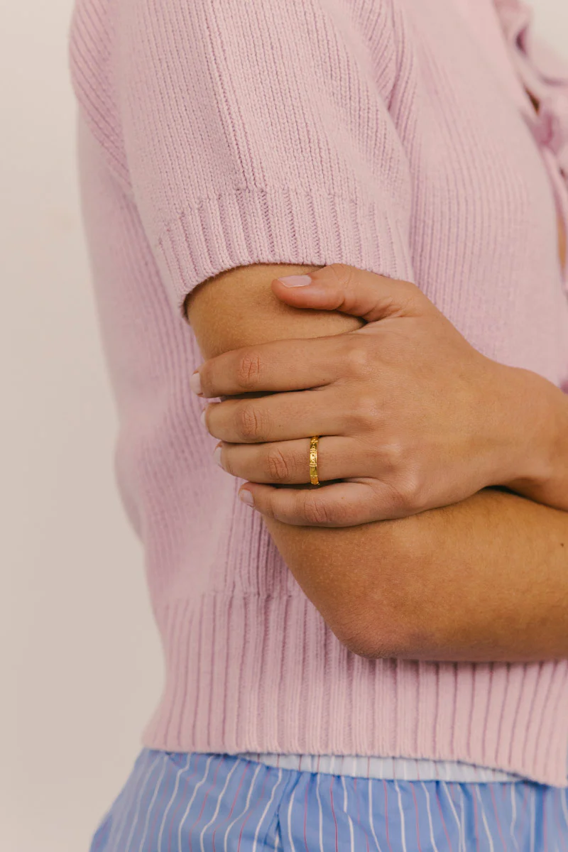 Floral Embrace Ring Gold Plated - Image 3