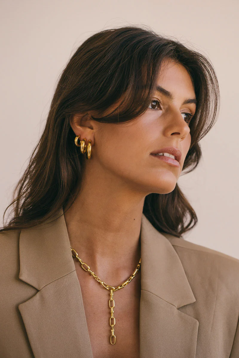 Gypsy necklace gold plated (48.5cm) - Image 7