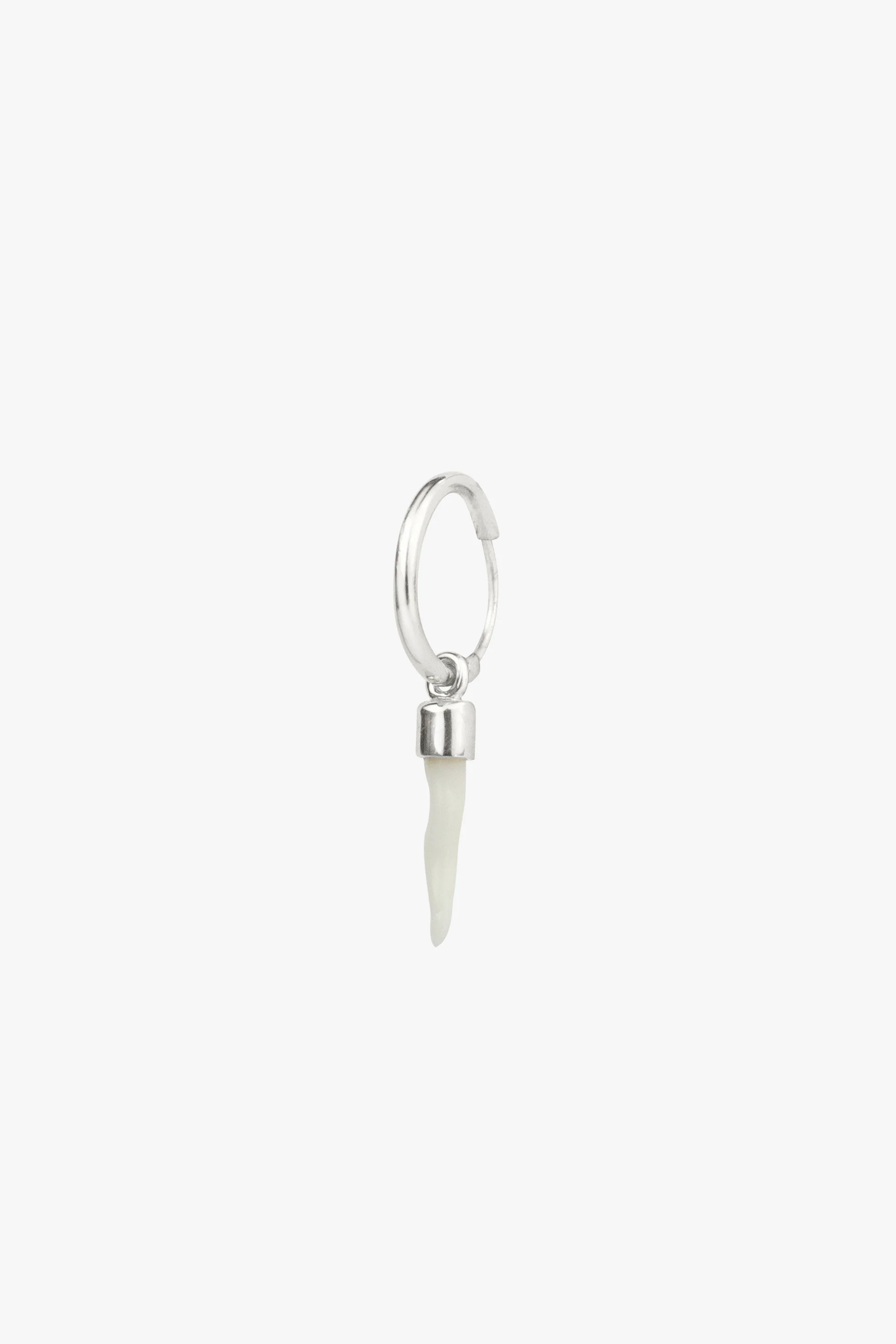 Ivory color earring silver - Image 3