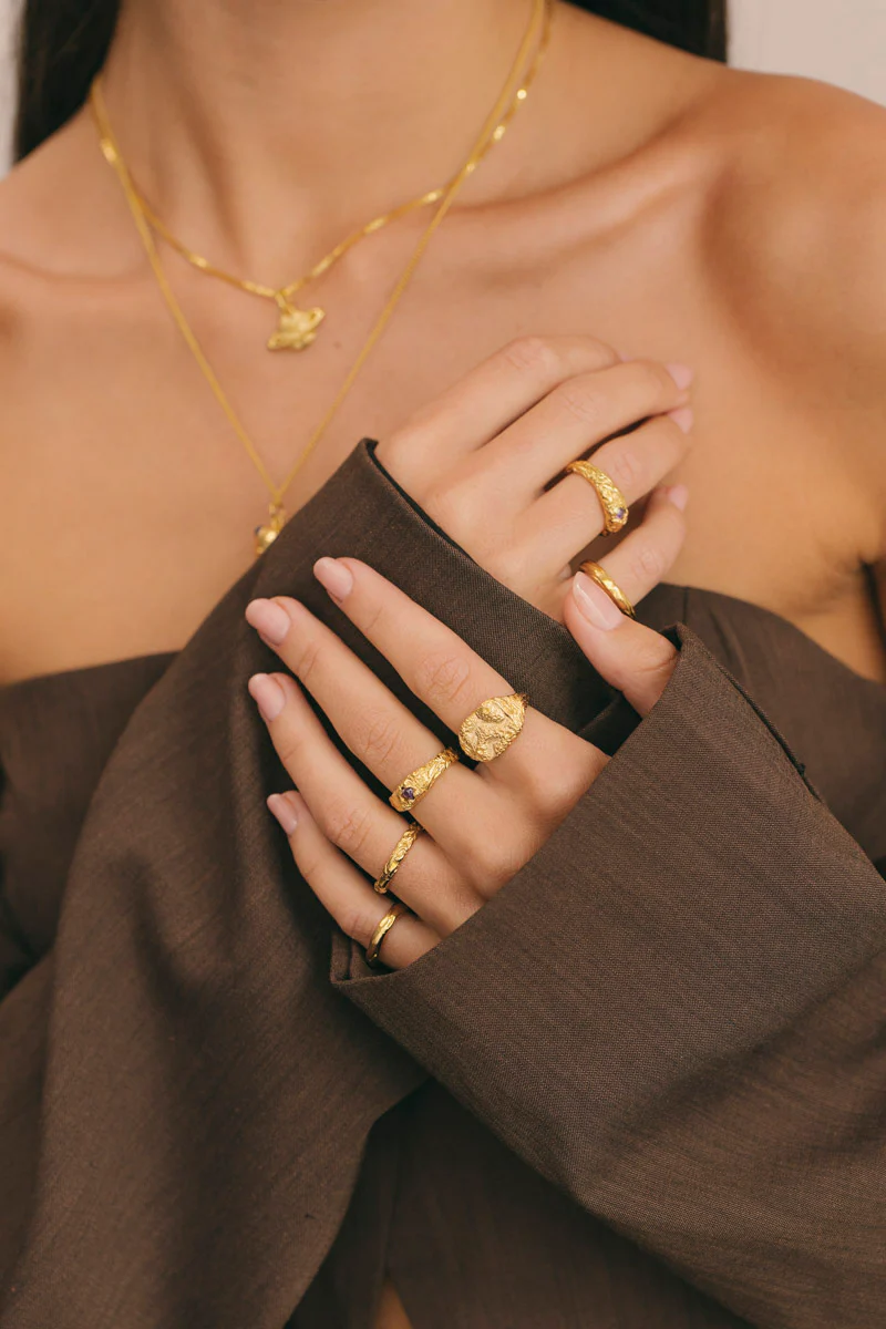 Lava Ring Gold Plated - Image 3