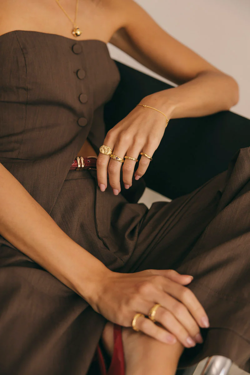 Lava Ring Gold Plated - Image 4