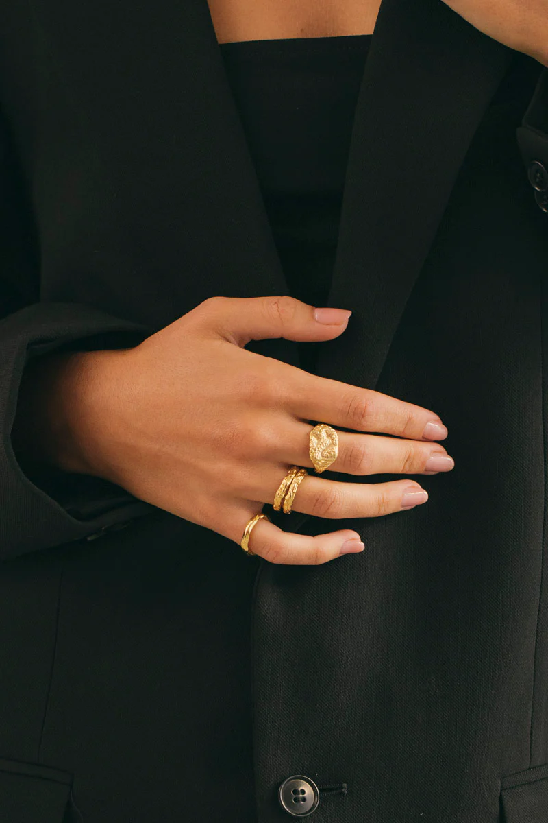 Lava Ring Gold Plated - Image 6