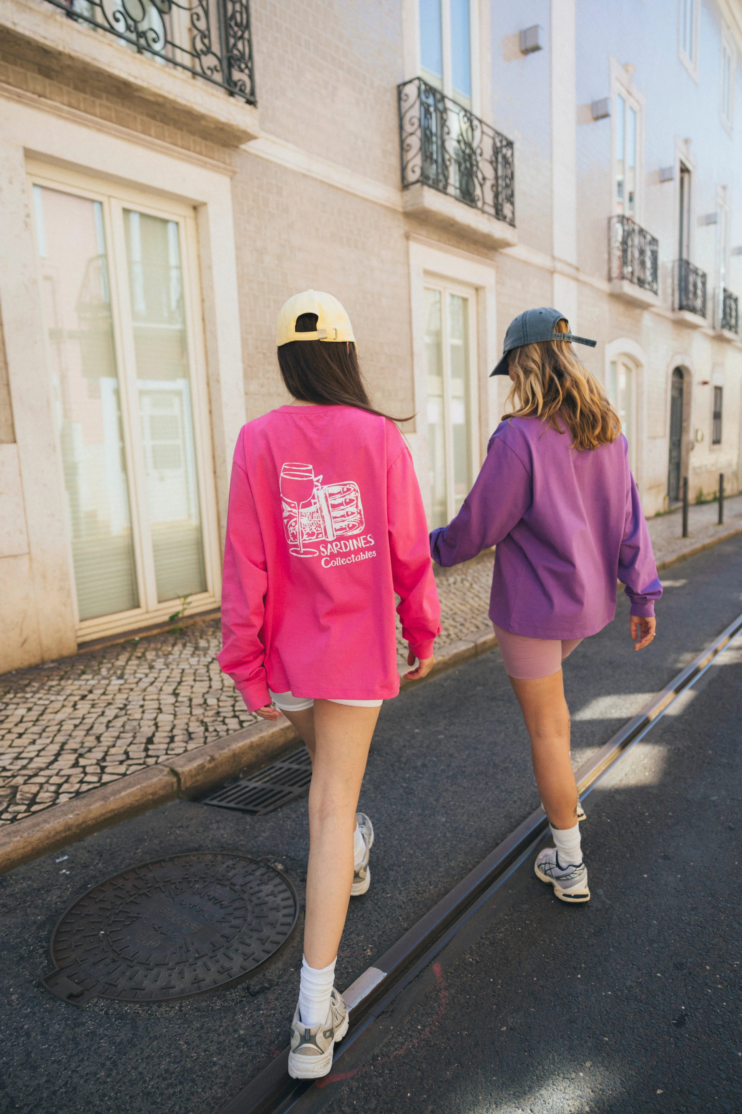 Lisboa Tee Long Sleeve Purple - Image 5