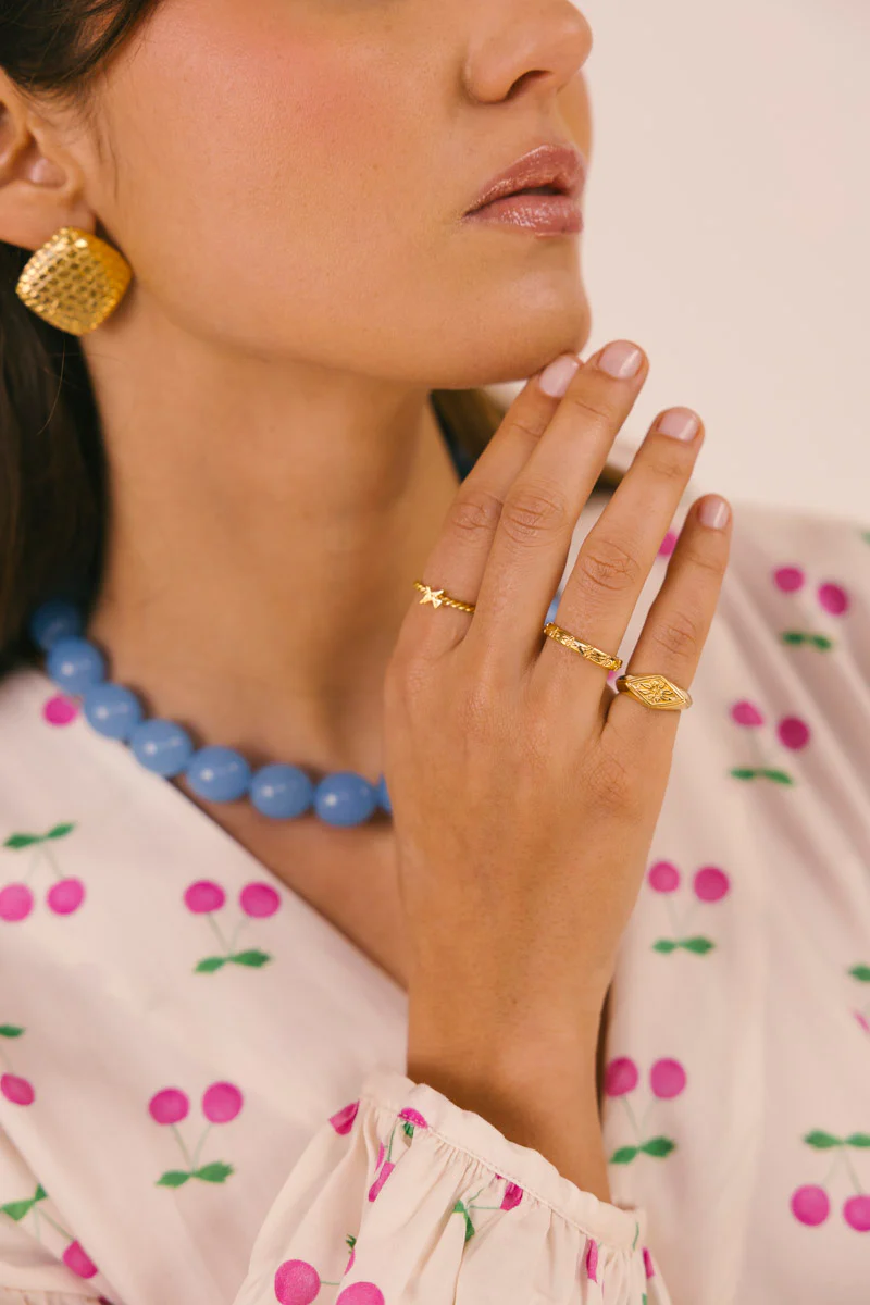Lucky Swallow Ring Gold Plated - Image 3