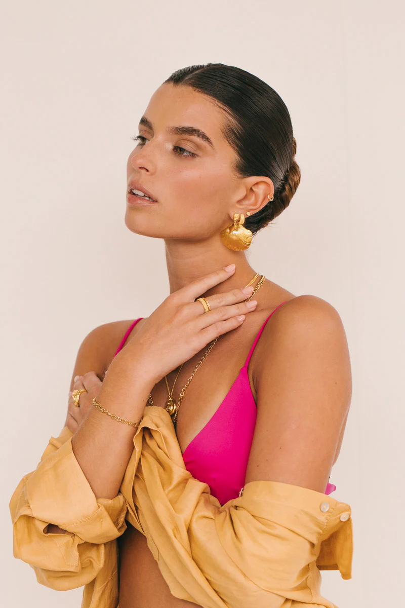 Ocean Treasure Earring Gold Plated - Image 3