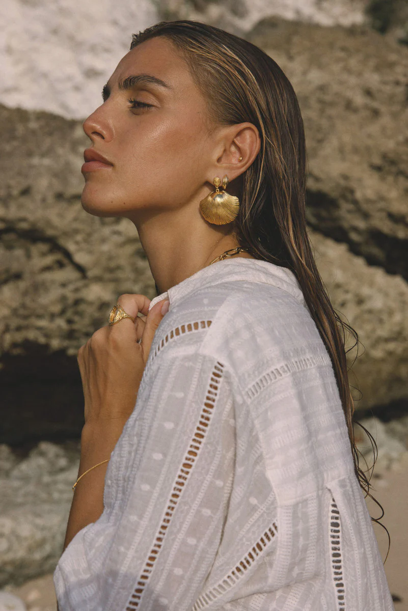 Ocean Treasure Earring Gold Plated - Image 9