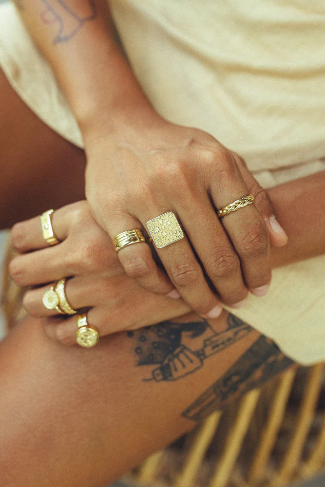 Pinky band gold plated - Image 3