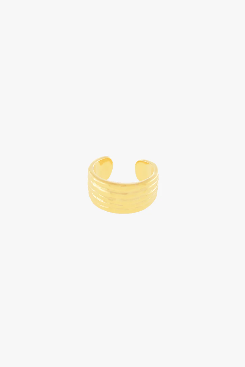 Rocky Ear Cuff Gold Plated