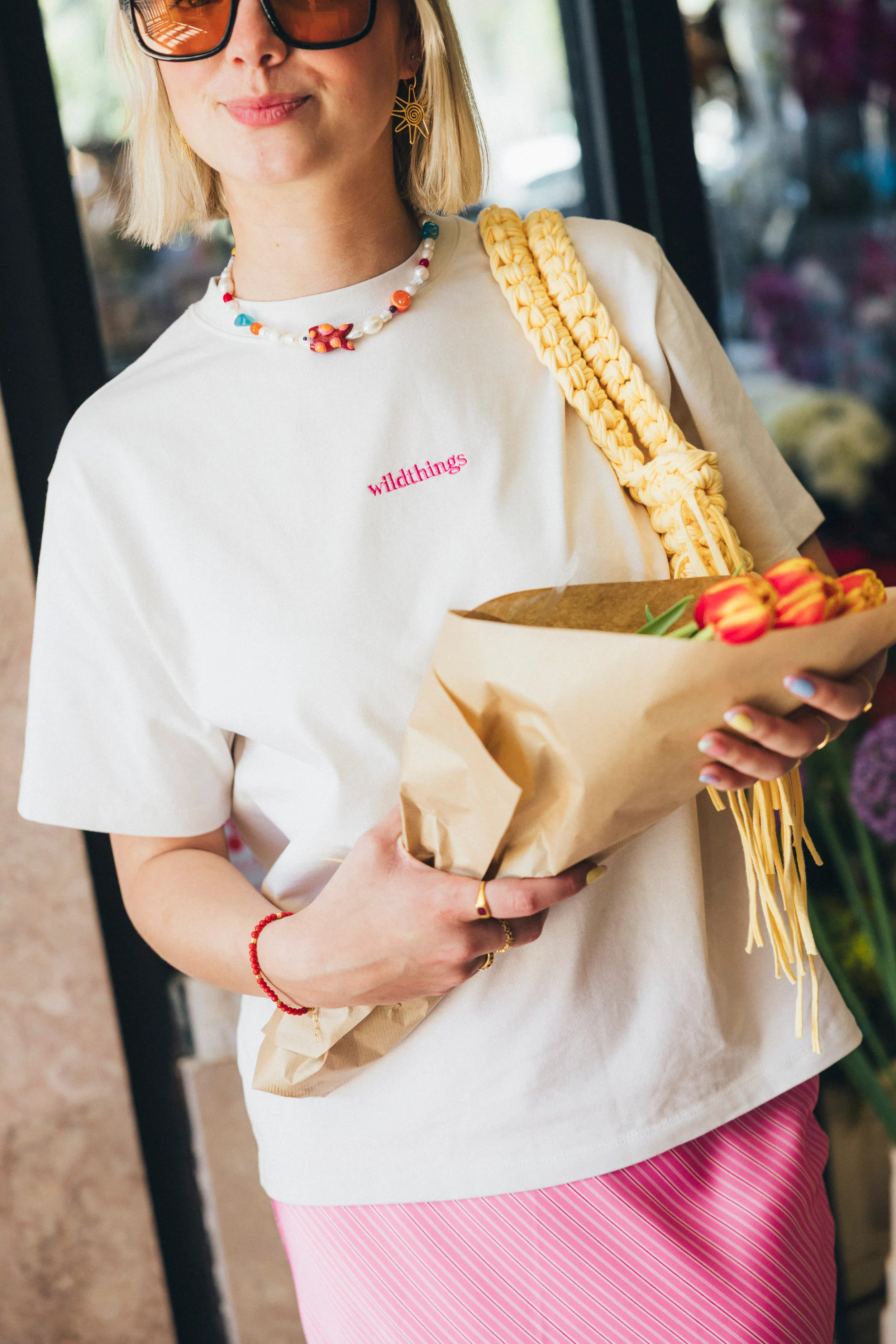 Sardines Tee short Sleeve Beige - Image 6