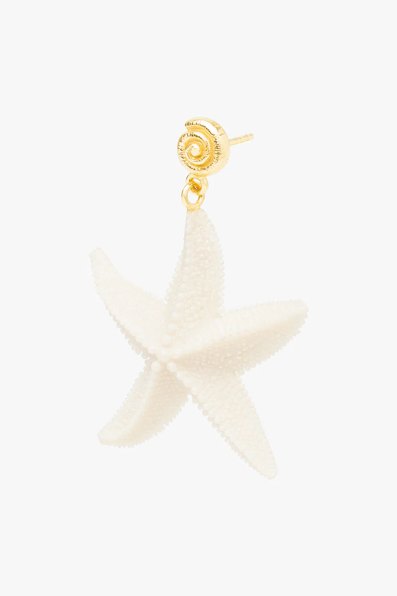 Sea Star Stud Gold Plated
