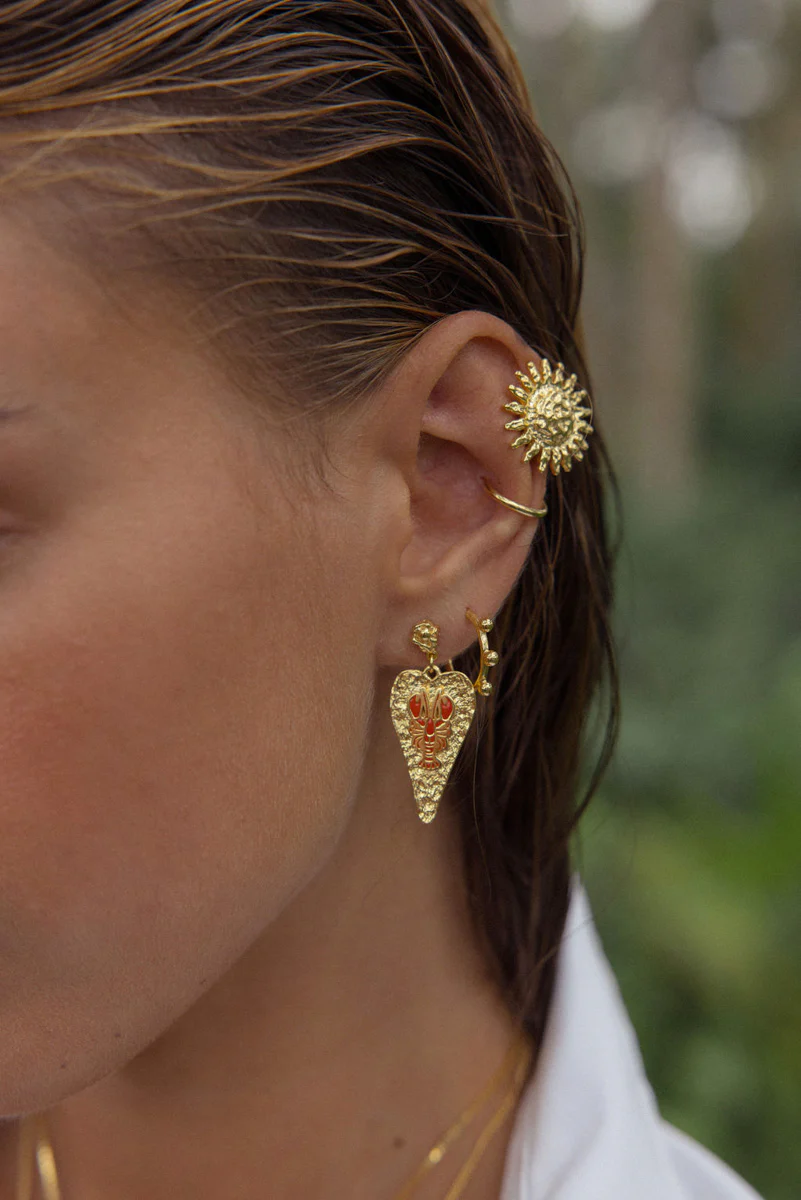 Solstice Earring Gold Plated - Image 6