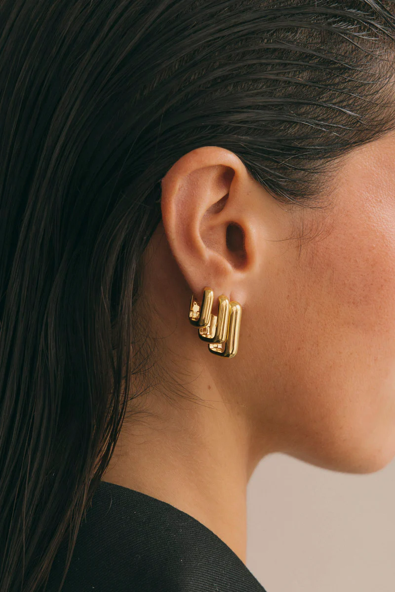 Triple Ovate Set Gold Plated - Image 4