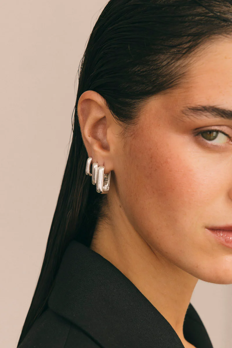 Triple Ovate Set Silver - Image 3