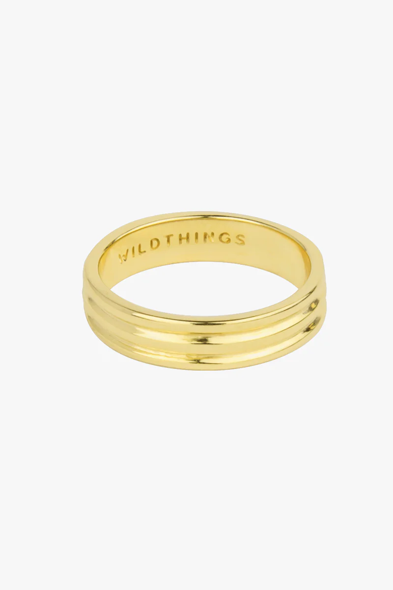Triple pinky band gold plated - Image 5
