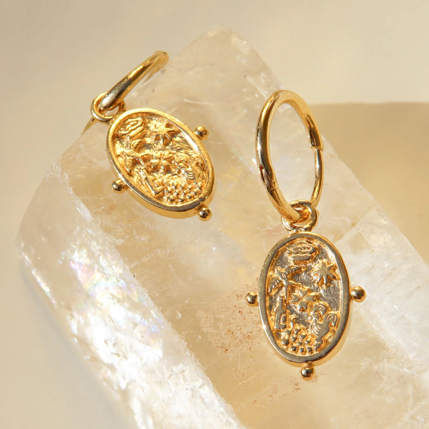 Vida A Lisboa Hoop Gold Plated - Image 5