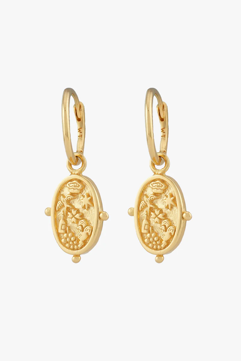Vida A Lisboa Hoop Gold Plated - Image 6
