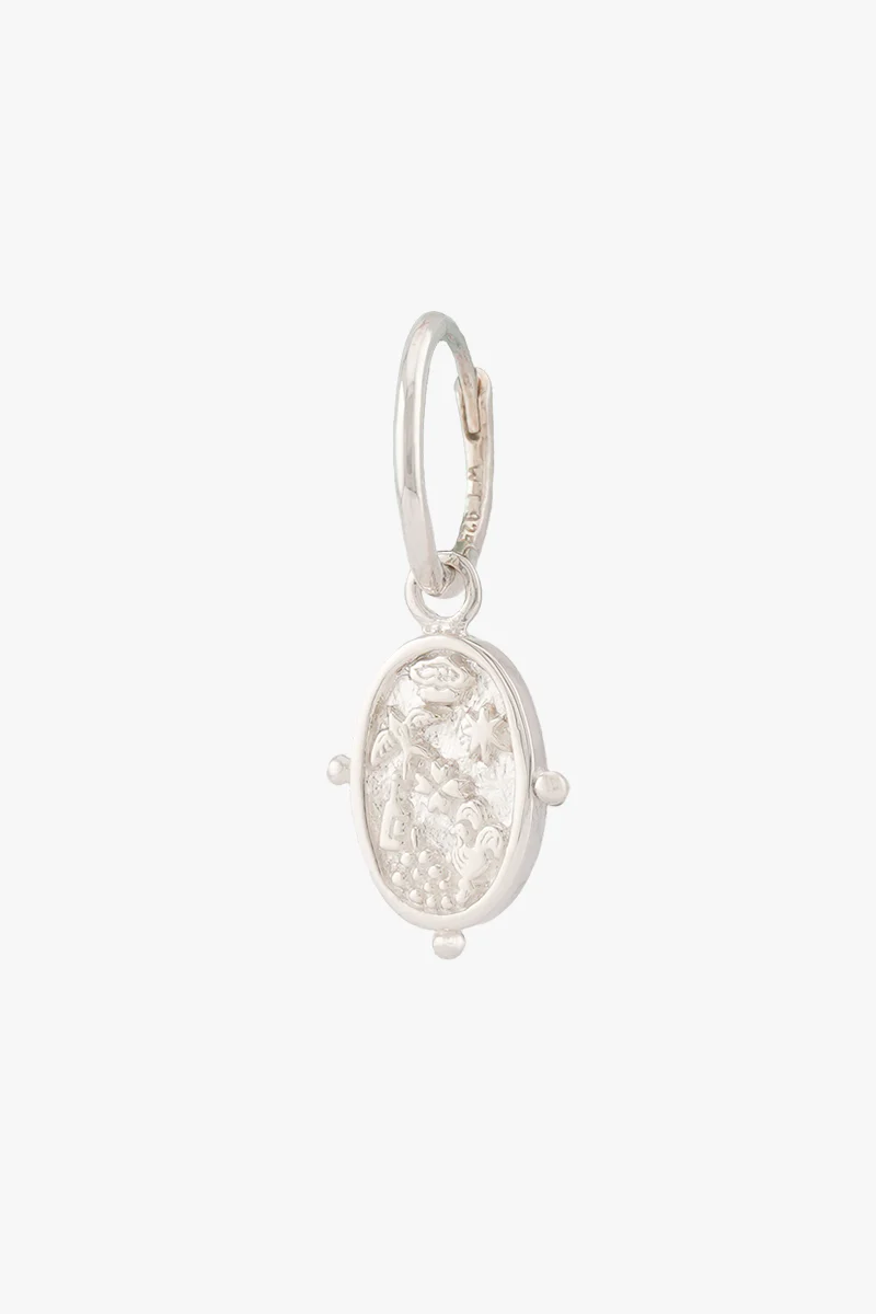 Vida A Lisboa Hoop Silver