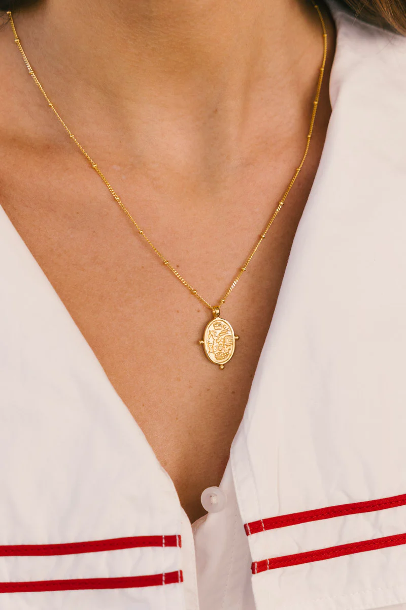 Vida A Lisboa Necklace Gold Plated - Image 3