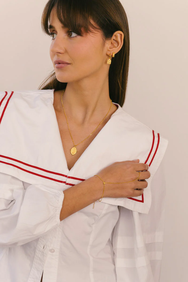 Vida A Lisboa Necklace Gold Plated - Image 4