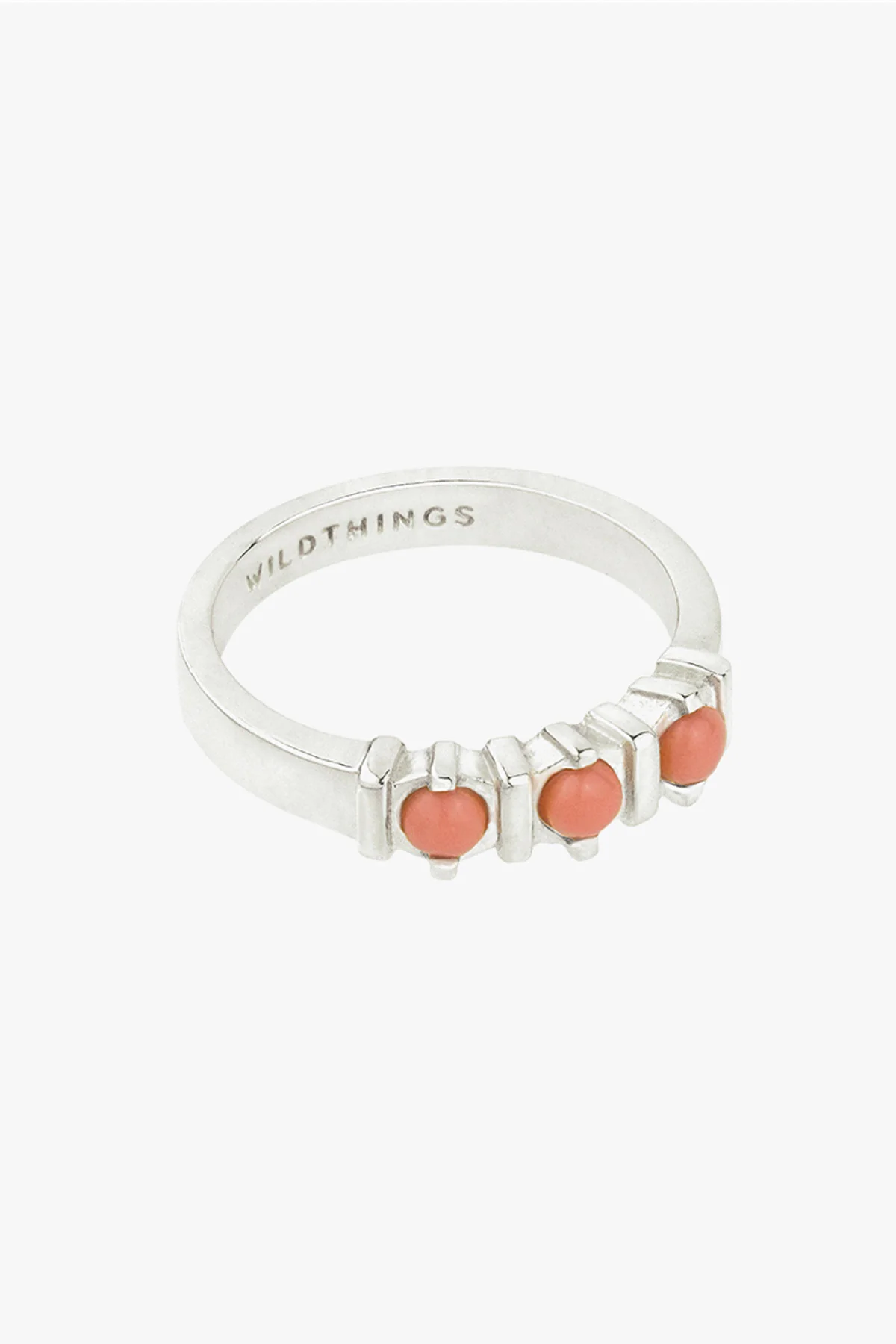 Vintage peach ring silver - Image 6