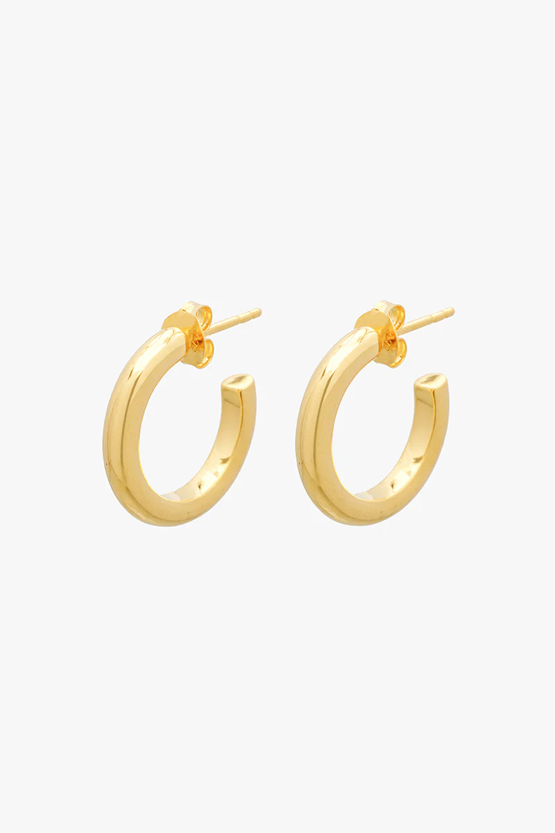 Wanderlust Classic Hoop Gold Plated (18mm) - Image 5