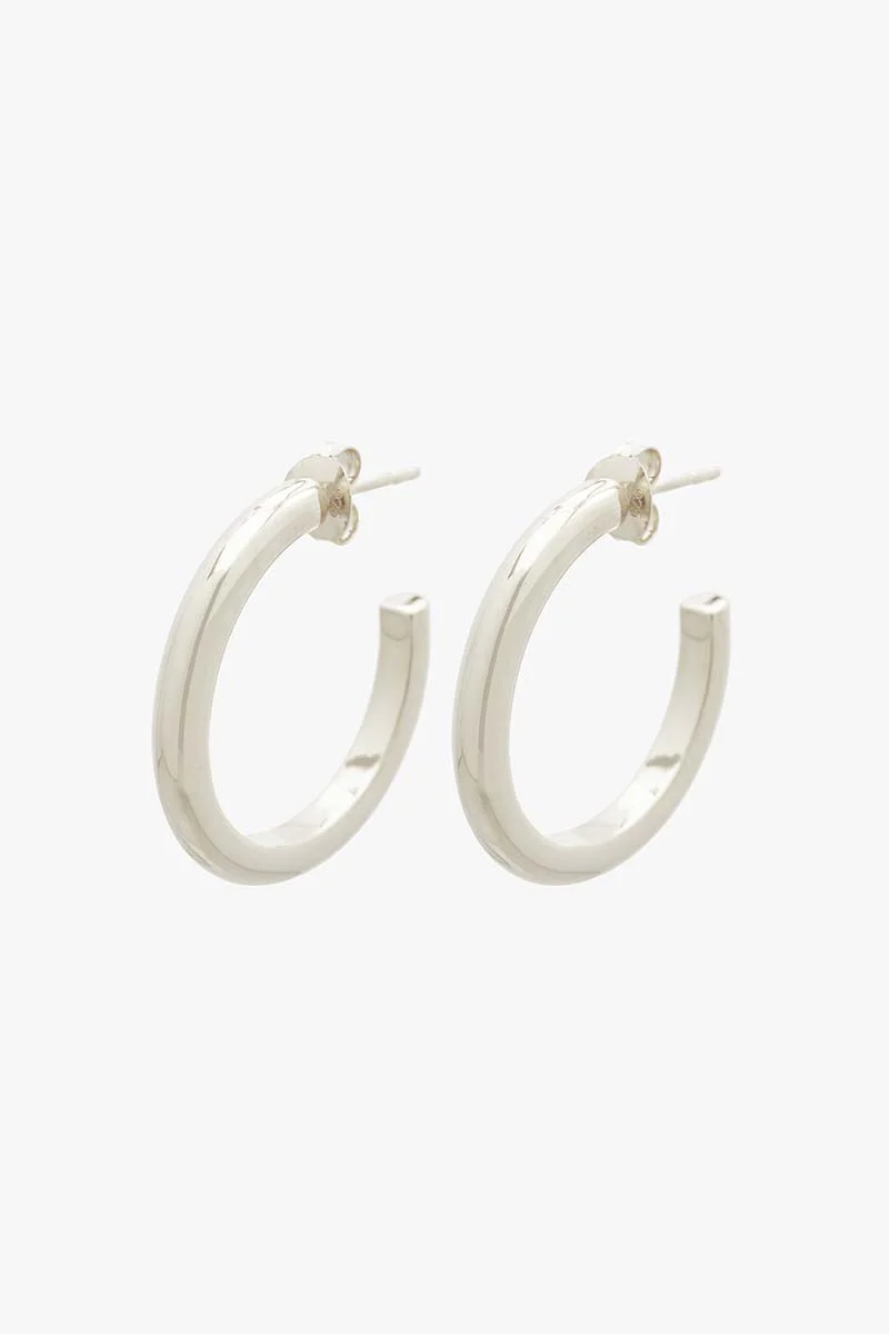 Wanderlust Classic Hoop Silver (24mm) - Image 5