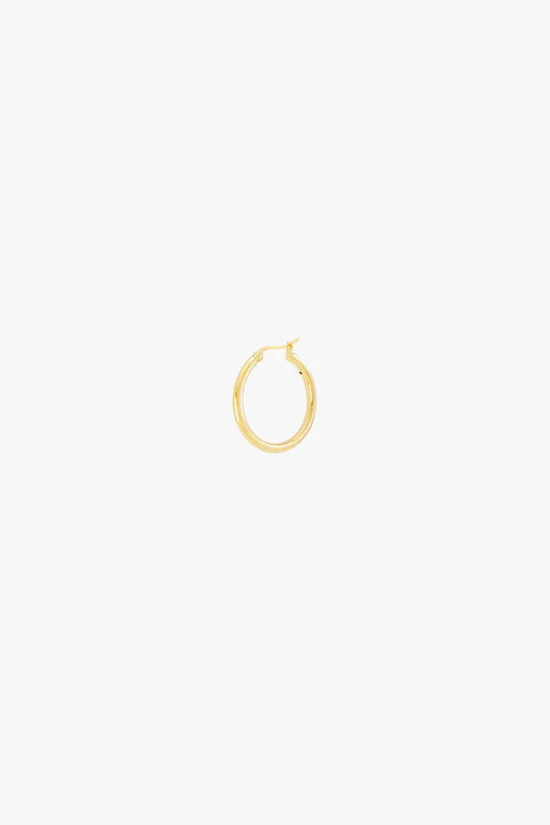 Wild classic earring gold plated small (25mm) - Image 11