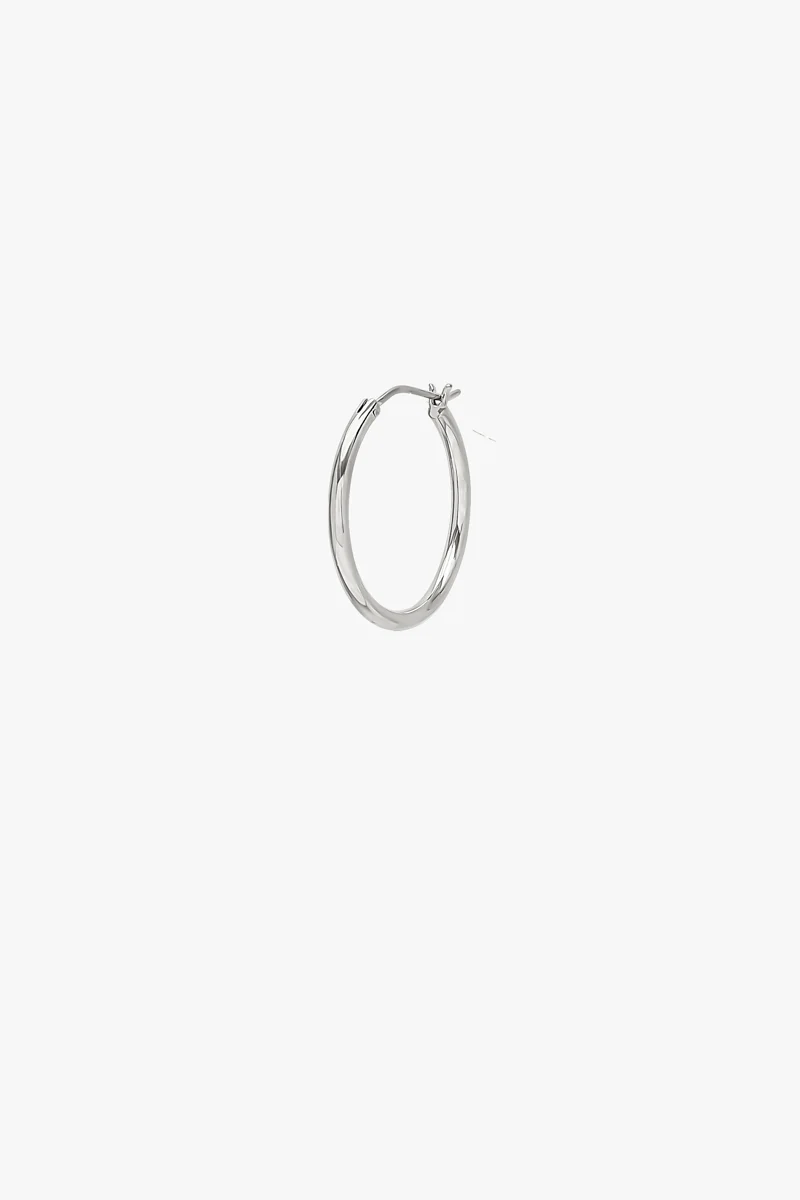 Wild classic earring silver small (25mm) - Image 10